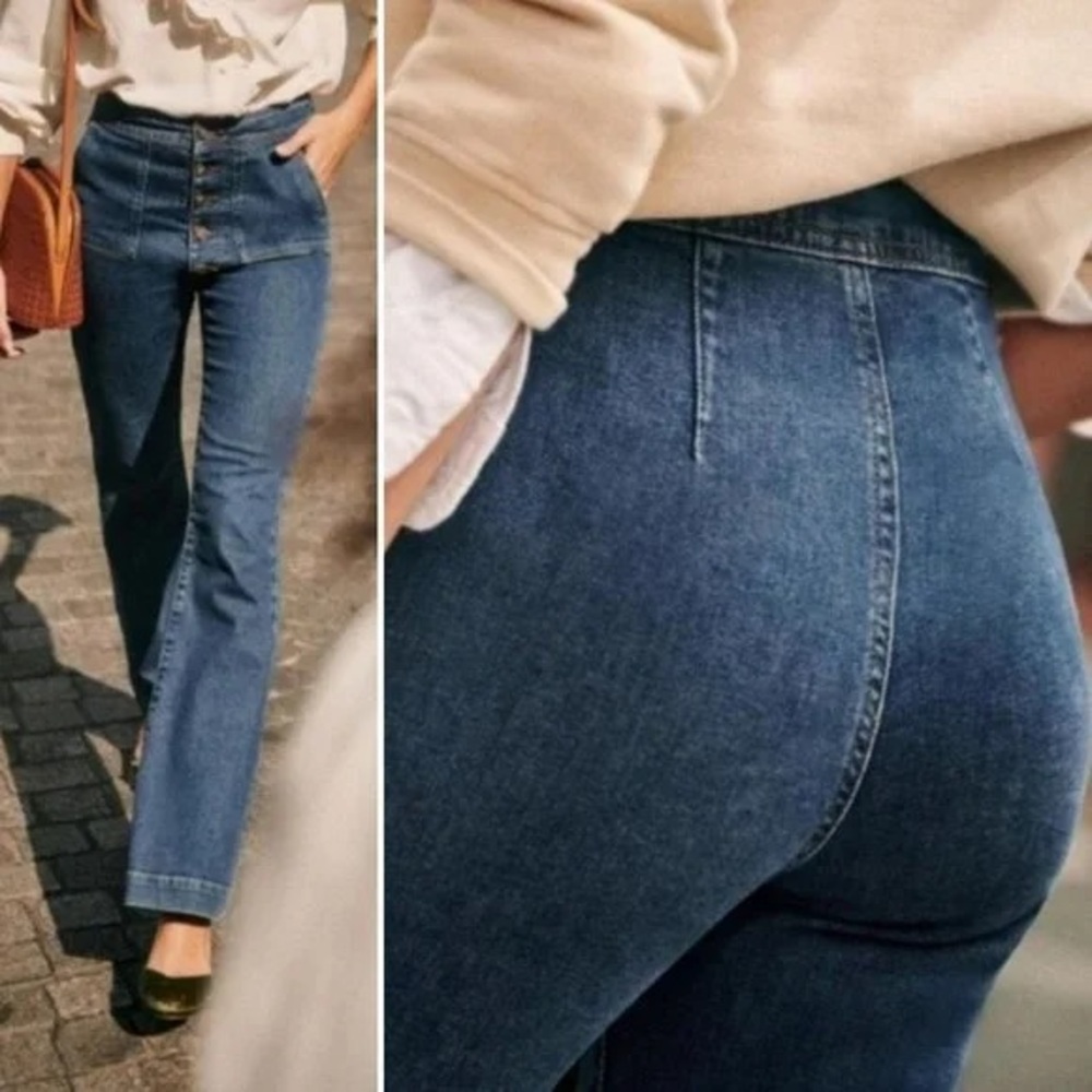 Sézane Tommy Trouser • High-Waisted Jeans